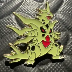 Pokemon Mega Tyranitar Enamel Pin Collectible 2015 Official Pokemon Pin - - Image 1