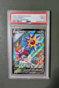 PSA 9 STARMIE V TG13/TG30 2022 POKEMON SWSH ASTRAL RADIANCE - Image 1