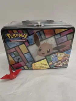 Eevee Treasure Chest Collectible Lunchbox Tin - Pokemon Eeveelution Sealed NEW - Image 1