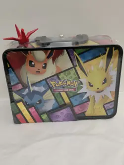 Eevee Treasure Chest Collectible Lunchbox Tin - Pokemon Eeveelution Sealed NEW - Image 2
