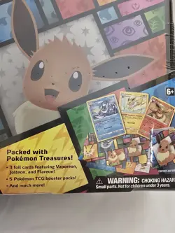 Eevee Treasure Chest Collectible Lunchbox Tin - Pokemon Eeveelution Sealed NEW - Image 3