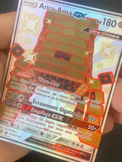 CARTE POKEMON AMA-AMA GX SV74/SV94 FR ULTRA RARE SL DESTINEES OCCULTES - NEUF - Image 2