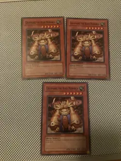 3x GRANMARG THE ROCK MONARCH GLD2-EN009 LIMITED ED COMMON YUGIOH NM - Image 1