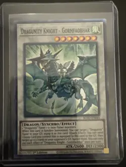 Yugioh! Dragunity Knight - Gormfaobhar - BLVO-EN045 - Super Rare - 1st Edition - Image 1