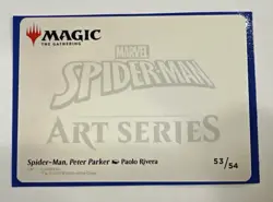 Spider-Man - Gold Stamped Signature - Art Series 53/54 - Art Card MTG Free Ship - Image 2