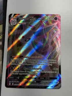 Pokemon Espeon VMAX 65/203 TCG Card 2021 Evolving Skies - Image 1