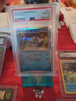 Graded Pokemon Card LOT PSA and CGC (7) SLABS PRISTINE 10 GEM MINT VAPEREON - Image 2