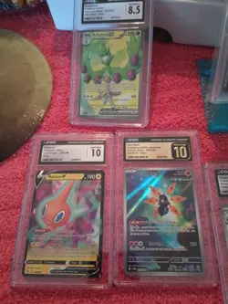 Graded Pokemon Card LOT PSA and CGC (7) SLABS PRISTINE 10 GEM MINT VAPEREON - Image 3