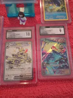 Graded Pokemon Card LOT PSA and CGC (7) SLABS PRISTINE 10 GEM MINT VAPEREON - Image 4