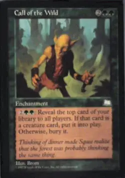 Call of the Wild - Weatherlight: #122, Magic: The Gathering Nm R124 - Image 1