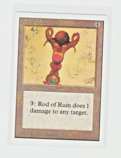 Magic the Gathering ~ MTG ~ 1x Rod of Ruin ~ UNLIMITED ~ M/NM ~ - Image 1