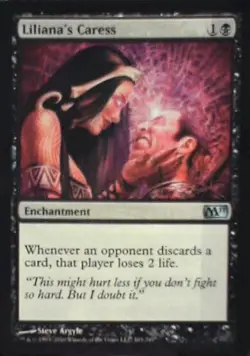 Liliana's Caress - Magic 2011 (M11): #103, Magic: The Gathering Nm R119 - Image 1
