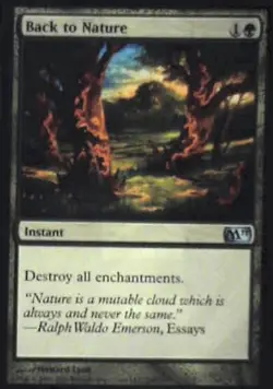 Back to Nature - Magic 2011 (M11): #164, Magic: The Gathering Nm R119 - Image 1