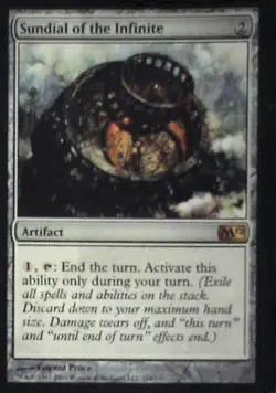 Sundial of the Infinite - Magic 2012 (M12): #218, Magic: The Gathering Nm R118 - Image 1