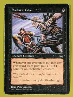 Sadistic Glee x1 Tempest 1x Magic the Gathering MTG - Image 1