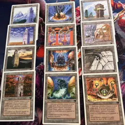 Urza's Land Set MTG Urza Tron, Power Plant, Mine, Tower ALL ARTS NM Magic - Image 1