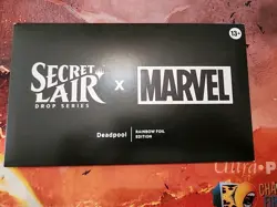Secret Lair x Marvel Deadpool MTG Rainbow FOIL Edition - NEW, FACTORY SEALED - Image 1