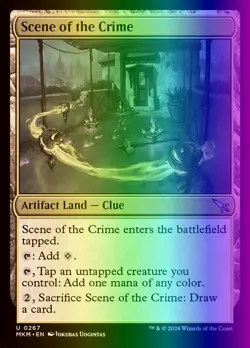 MTG Scene of the Crime (267/499) Murders at Karlov Manor LP FOIL - Image 1