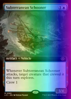 MTG Subterranean Schooner (365/535) The Lost Caverns of Ixalan LP FOIL - Image 1
