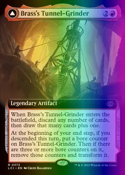 MTG Brass's Tunnel-Grinder (373/535) The Lost Caverns of Ixalan LP FOIL - Image 1