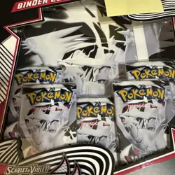 Pokemon TCG: Scarlet & Violet 10.5 White Flare Binder Collection Box NEW/SEALED - Image 1