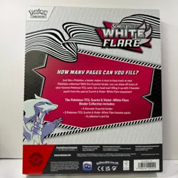 Pokemon TCG: Scarlet & Violet 10.5 White Flare Binder Collection Box NEW/SEALED - Image 3