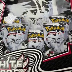 Pokemon TCG: Scarlet & Violet 10.5 White Flare Binder Collection Box NEW/SEALED - Image 4