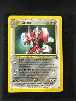 Pokemon 1995-2001 Scizor WOTC Black Star Promo - Image 1