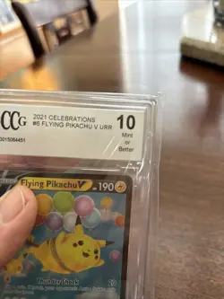 2021 Pokemon Flying Pikachu V Ultra Rare Celebrations 006/025 BCCG Mint 10 - Image 3