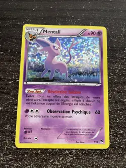 MENTALI HOLO - POKEMON 7/12 PROMO MAC DONALD MCDO 2013 PROCHE DU NEUF FR - Image 1