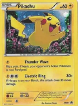 1x Pikachu - XY89 - BREAKthrough Collector Chest Promo Heavily Played Pokemon XY - Image 1