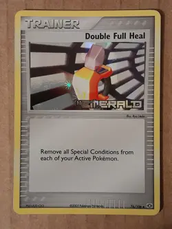 Pokemon Double Full Heal 76/106 ex Emerald Reverse Holo NM-MINT See Pictures - Image 1