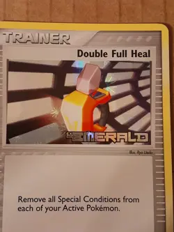 Pokemon Double Full Heal 76/106 ex Emerald Reverse Holo NM-MINT See Pictures - Image 2
