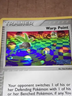 Pokemon Warp Point 93/115 ex Unseen Forces Reverse Holo NM See Pictures - Image 2