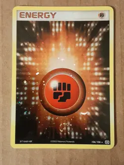 Pokemon Fighting Energy 106/106 ex Emerald Reverse Holo NM-MINT See Pictures - Image 1