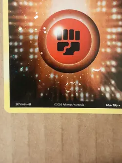 Pokemon Fighting Energy 106/106 ex Emerald Reverse Holo NM-MINT See Pictures - Image 2