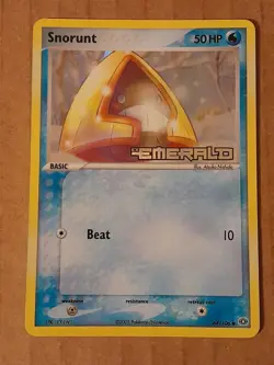 Pokemon Snorunt 64/106 ex Emerald Reverse Holo NM-MT See Pictures - Image 1