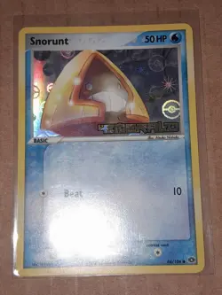 Pokemon Snorunt 64/106 ex Emerald Reverse Holo NM-MT See Pictures - Image 4