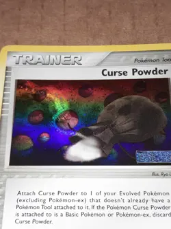Pokemon Curse Powder 80/115 ex Unseen Forces Reverse Holo NM See Pictures - Image 2
