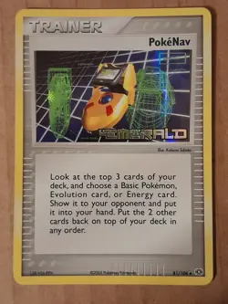 Pokemon PokeNav 81/106 ex Emerald Reverse Holo NM-MINT See Pictures - Image 1