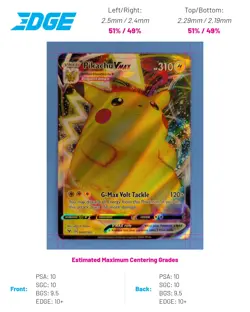 Pikachu VMAX 044/185 Pokemon TCG Ultra Rare SWSH04: Vivid Voltage Near Mint - Image 3