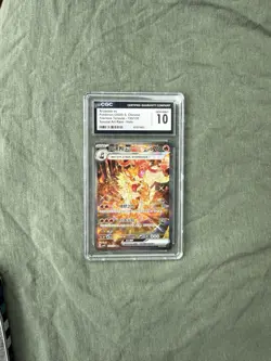 CGC 10 Arcanine ex S. Chinese Fearless Terastal 155/130 SAR Exclusive Pokemon - Image 3