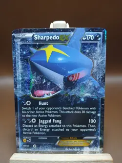 LP Pokemon TCG - Sharpedo EX - 91/160 - Ultra Rare - XY: Primal Clash - Image 1