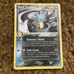 2004 Pokemon EX Team Rocket Returns Dark Golduck 35/109 Regular - Image 1
