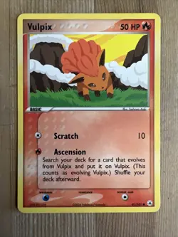 Pokemon TCG Vulpix EX Hidden Legends 81/101 Regular Common MP - Image 1