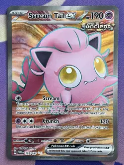 SV06: Twilight Masquerade SCREAM TAIL EX Full Art Ultra Rare 197/167 Pokemon TCG - Image 1