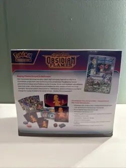 Pokemon TCG Obsidian Flames Elite Trainer Box Factory Sealed ETB New - Image 4