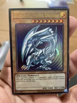 Yu-Gi-Oh Blue Eyes White Dragon LCKC-EN001 Ultra Rare +Bonus FREE SHIPPING! - Image 1