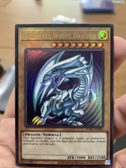 Yu-Gi-Oh Blue Eyes White Dragon LCKC-EN001 Ultra Rare +Bonus FREE SHIPPING! - Image 3