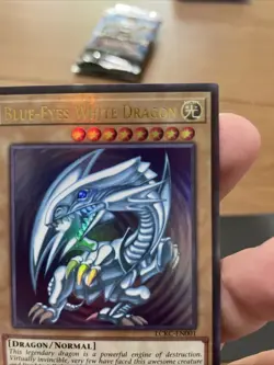 Yu-Gi-Oh Blue Eyes White Dragon LCKC-EN001 Ultra Rare +Bonus FREE SHIPPING! - Image 5